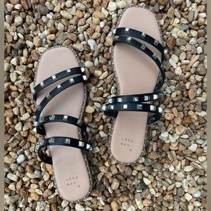 Black dressy sandals